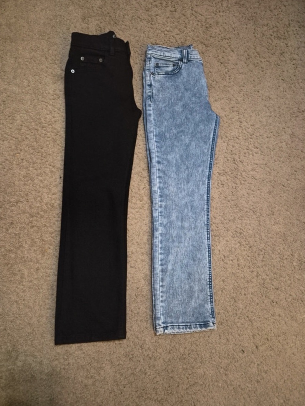 Classic Black & Light Wash Slim Fit Jeans Duo